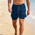 thumbnail image 3 of Rvwovn Men's 2-in-1 Lined Athletic Shorts with Compression Liner Lightweight Workout Running Shorts, 3 of 8