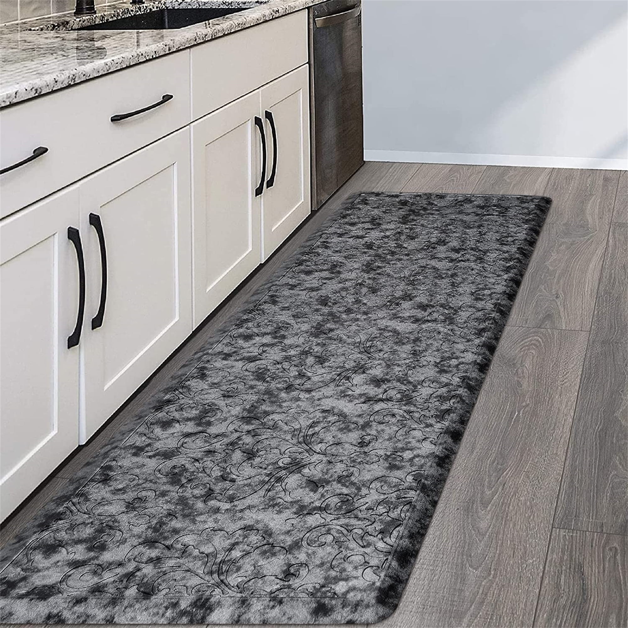 Anti-Fatigue Mats Decorative Waterproof Ergonomic Floor Pad Kitchen Rugs –  Melodieux