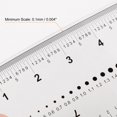 thumbnail image 4 of Unique Bargains Flexible Ruler 8 Inch 0.1mm Scale PET Plastic Covered Film Straight Ruler, 4 of 6