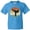 Pacific Blue, variant on Inktastic Karate Martial Arts Silhouette Youth T-Shirt