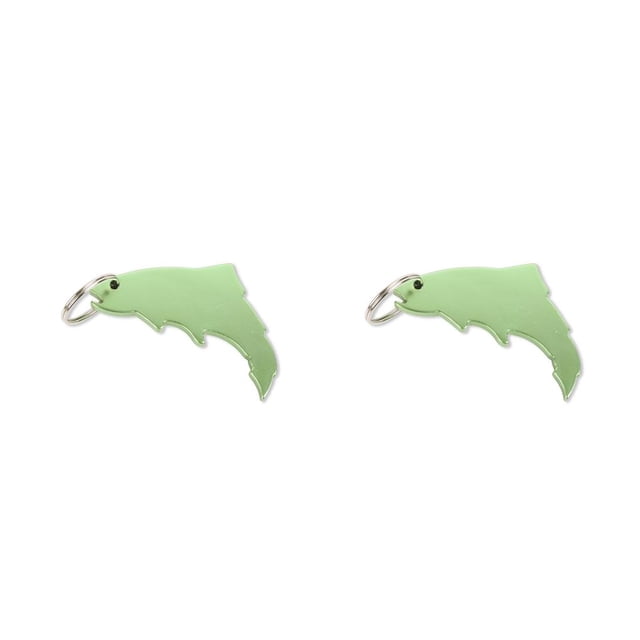 Toystoory Abridor de forma de pez, colgante de llavero, utensilios de cocina, herramienta de apertura, imanes de nevera de Metal, de tapas pequeñas, TBForelle 2piezas