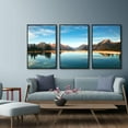thumbnail image 2 of IDEA4WALL Framed Canvas Wall Art for Living Room, Bedroom Beautiful Nature Norway Landscape Canvas Prints for Modern Home Decoration Ready to Hang - 24"x36"x3 Panels, 2 of 4