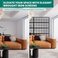 thumbnail image 3 of Bingirl Metal Privacy Screen Outdoor Garden Screens for Privacy Decorative-Copper Coin, 3 of 7