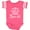 Football Pink and White, variant on Inktastic Gigi and Papa Love Me Boys or Girls Baby Bodysuit
