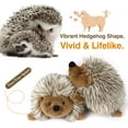 thumbnail image 5 of Pawaboo Plush Dog Toy, [2PACK] Non-Toxic Super Soft Faux-Fur Hedgehog Dog Toy Stuffed Biting Training Playing Toys for Dog Puppy, Brown, 5 of 7