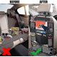 thumbnail image 2 of Organizador para asiento trasero de coche con soporte de mesa para pantalla transparente de 10" y ranuras para USB/auriculares, 9 bolsillos de almacenamiento, protectores de respaldo de asiento,, 2 of 5