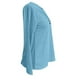 thumbnail image 5 of MHFRRA Camiseta Informal de Manga Larga con Cuello Redondo para Mujer, Básica, de Color Liso, para Uso Diario, Cómoda y Holgada. Azul Cielo, 5 of 5