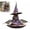 1pcs, variant on Meditating Witch Garden Bird Feeder, Purple Resin Witch Hat Design with Rope Hanger, Whimsical Witch Statue Feeder for Yard Patio, Unique Fantasy Gift for Bird Lovers (2pcs)