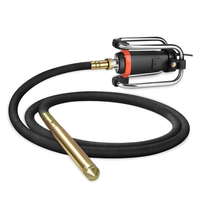 16000 RPM Portable Construction Insertion Vibrator Remove Air Bubbles and Level Concrete with 4.5 M (14-3/4feet) Long Shaft