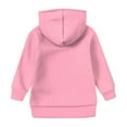 thumbnail image 4 of TQWQT Girls Oversized Hoodie Pink Hoodies Size 10-12 Long Sleeve Basic Hoodie Cute Drawstring Pullover Hoodies Kids Preppy Clothes 7-8 Years, 4 of 4