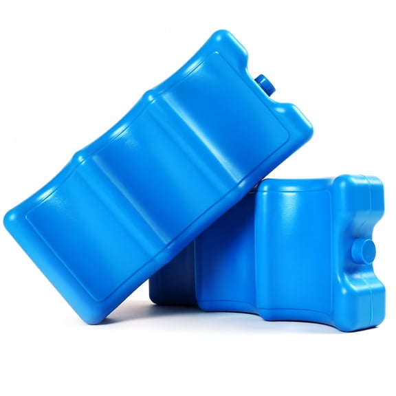 ACDANC 2 Pack Ice Packs for Lunch Boxes Coolers,Breastmilk Bottle Storage,Lunch Box,Insulated Contoured Freezer Pack,Long Lasting Reusable Cool Pack for Soda,Camping Beach Picnic,Blue