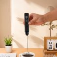 thumbnail image 3 of Handheld Milk Frother Wand for Coffee Electric Egg Beater Triple Speed Adjustment Rechargeable Drink Mixer for Home Baking Whisking Cream Frothing Milk, 3 of 7