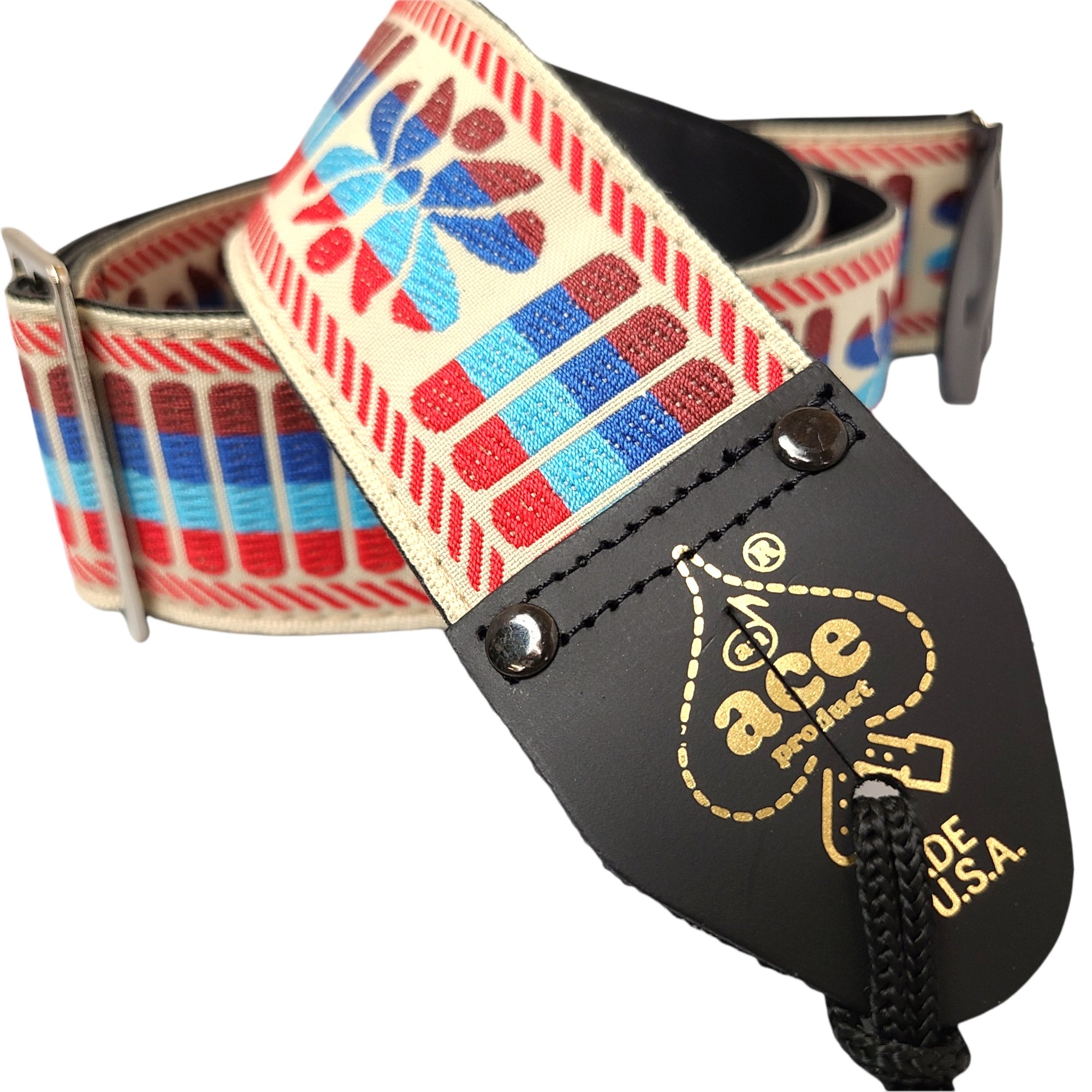 Ace Vintage Reissue Big Sky Guitar Strap by D'Andrea - Made in the USA