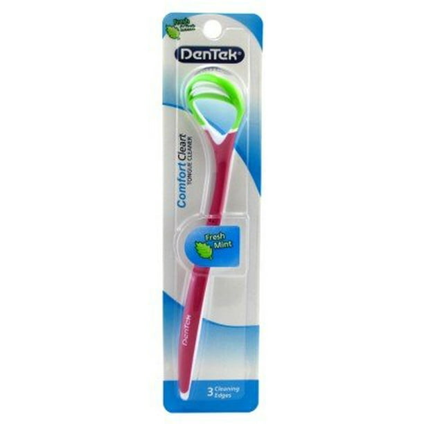 Dentek Tongue Cleaner (3Pack) with Free Nail File