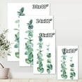 thumbnail image 4 of Designart ' Green Eucalyptus Branch ' Tropical Canvas Wall Art Print, 4 of 4