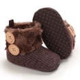 thumbnail image 5 of Baby Boots Infant Toddler Boys Girls Ankle Booties Little Kids Winter Shoes for Indoor Outdoor Walking Warm Shoes, 5 of 6