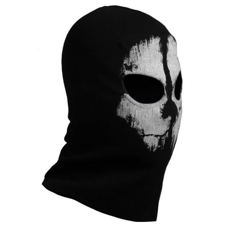 Fashion Cool Ghost Skull Patterned Balaclava Full Face Mask Outdoor Sports Winter Biker Skateboard Masks Halloween Cosplay Mask