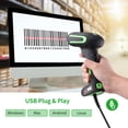 thumbnail image 3 of iMARCONE Industrial Barcode Scanner Handheld 1D/2D/QR Code Scanner USB Wired Bar Code Reader 0.3 Megapixel Compatible with Windows/Android//Linux for Supermarket Retail Logistics Warehouse, 3 of 7