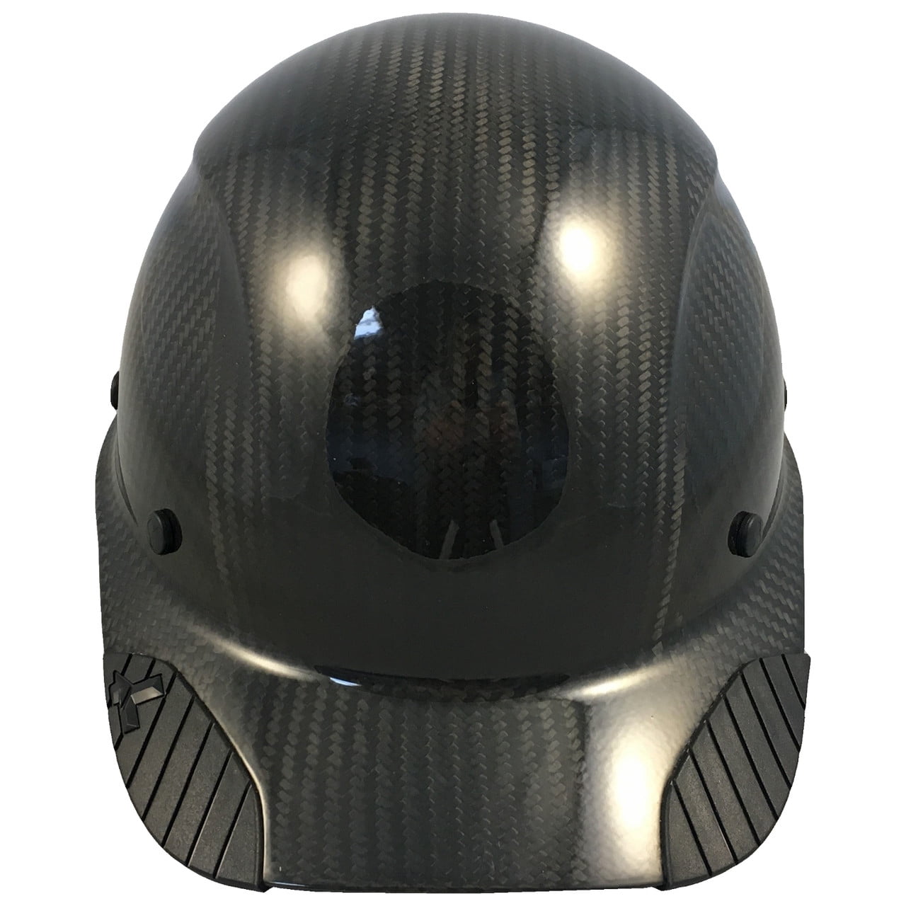 Lift Safety Actual Carbon Fiber Hard Hat - Cap Style Glossy Black with Tote