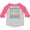 Heather and Hot Pink, variant on Inktastic Happy Hanukkah Sweater Style Design with Menorah and Dreidel Boys or Girls Toddler T-Shirt