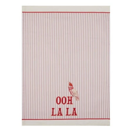 

Peking Handicraft 04YE20C 18 x 25 in. Ooh La La Kitchen Towel Pack of 4