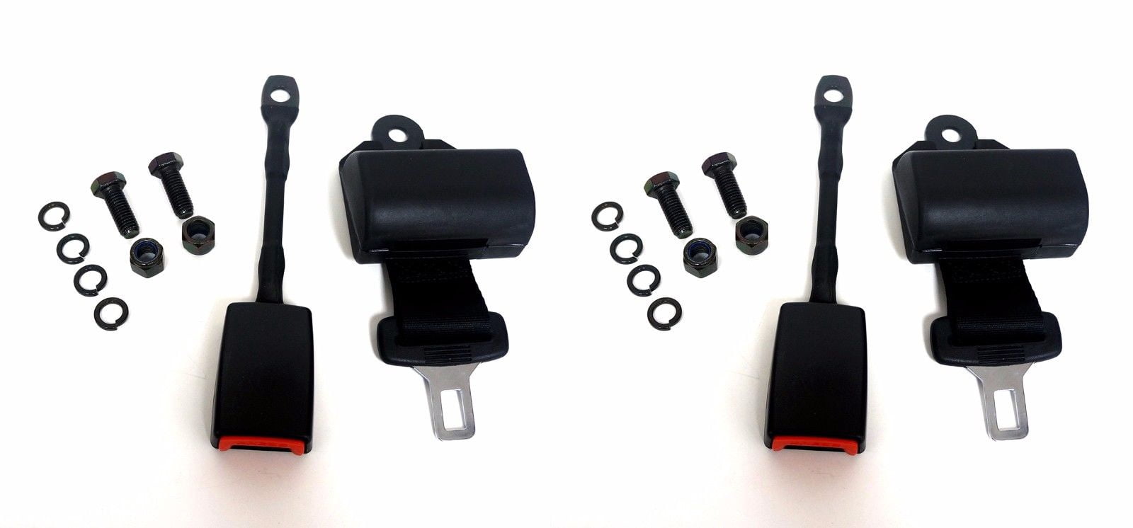 Universal Retractable Seat Belts (2) For Golf Carts