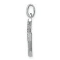 thumbnail image 2 of FB Jewels Sterling Silver Rhodium-plated CZ Pendant, 2 of 4