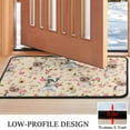 thumbnail image 3 of Yorkie Dog and Flower Florals Door Rugs,Washable Non Slip Door Mats Indoor,Decorative Door Mats,Entry Mat Indoor for Entrance,Bedroom,Kitchen,Bathroom,30"x17", 3 of 6
