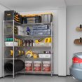 thumbnail image 5 of IVV NSF-Certified 57.8" Wide Wire Shelving Unit, 5-Tier Adjustable Heavy Duty Metal Storage Rack, 1500 lbs Capacity Shelves for Garage, Pantry, Kitchen, Restaurant (Chrome), 5 of 8