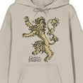 thumbnail image 2 of Game Of Thrones Lion Sigil Art Juniors Sand Hooded Sweatshirt-XXL, 2 of 4