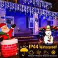 thumbnail image 3 of Guirnalda de luces navideñas Heceltt, 50 m, 1600 LED, azul y blanco, 3 of 6