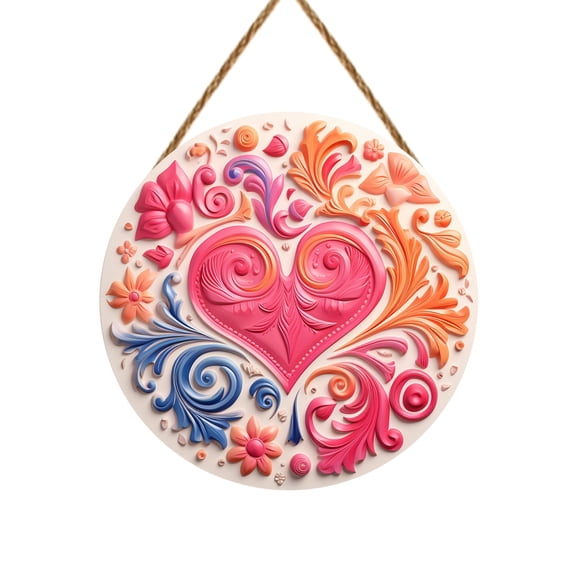 Spread Love This Valentine's Day with A Gorgeous Wooden Hanging Plaque: The Ultimate Gift for Your Sweetheart