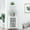 Blanc, variante sur Veecom Armoires d'Angle pour Vin, Armoires de Bar avec Tablettes en Verre, Buffet Bahut avec Tablettes, Dispositif Anti-Basculement, Gris