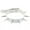 Spike Rivet 40cm, variant on GKNET Gothic Punk White PU Leather Spiked Rivet O-Ring Collar Stud Choker Necklace-Heart-Shaped Ring Belt 40cm