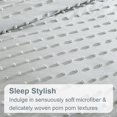 thumbnail image 3 of Swift Home King Gray Comforter Set - Decorative Tufted Pom Poms Bedding Set - 3 Pieces Bed Linen 1 Comforter And 2 Pillow Shams, 3 of 4