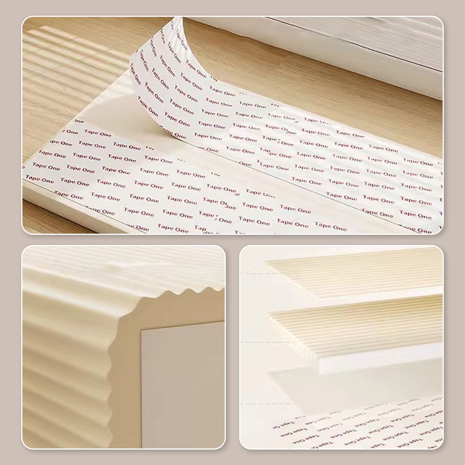Foam Edge Protector Strip Self Adhesive Padded Wall Bumper Strip Soft High Elasticity Cushion Guard for Home Furniture and Corner Protection 78.74 x 7.87 Inches