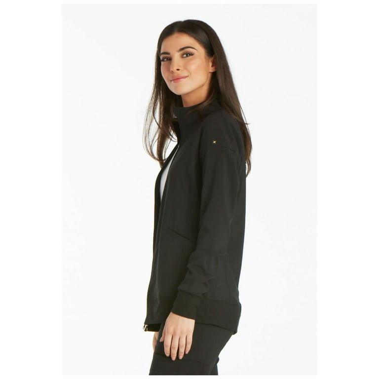 Cherokee iflex shop scrub jacket