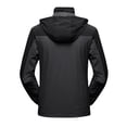thumbnail image 3 of IROINNID Men's Hoodie Storm Jacket Long Sleeve Solid Color Loose Detachable Cap Waterproof, Dirt-proof, Wind-proof, Tear-resistant Warm Jacket, 3 of 8