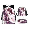 thumbnail image 1 of Mochila Dem@@2on Slayer, juego de 3 piezas: mochila para portátil con estuche para lápices y bolsa para el almuerzo., 1 of 5