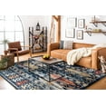 thumbnail image 3 of SAFAVIEH Charleston Rupert Southwestern Area Rug, Navy/Ivory, 6'7" x 6'7" Square, 3 of 10
