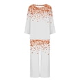thumbnail image 3 of TIMIFIS Ensembles de Pyjama pour Femmes 2 Pcs - Pyjamas de la Saint-Valentin pour Femmes - Ensembles de Pyjamas pour Dames Manches Longues Col Rond Haut et Pantalon Ensembles de Détente, 3 of 3