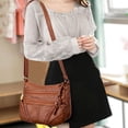thumbnail image 3 of SNNROOWomens Shoulder Handbag Ladies Cross Body Bag Travel Holiday brown, 3 of 6