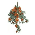 thumbnail image 1 of Artificial Hanging Flowers Artificial Rose Vine Hanging Plants Artificial Flower for Home Room Garden Wedding Indoor Outdoor Decoration, 1 of 8