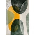 thumbnail image 1 of Cuadro Decorativo Geométrico 40x60cm Musgo Y Arena, 1 of 6