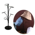 thumbnail image 2 of Aellinatey Hat Display Stand with 5 Round Standing Hooks Modern Metal Baseball Cap Rack, 2 of 17