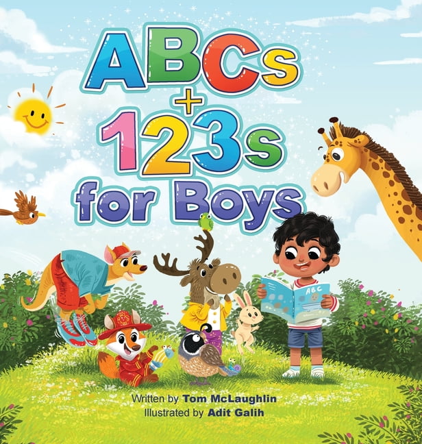 ABCs and 123s: ABCs and 123s for Boys : A fun story time and bedtime