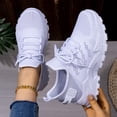 thumbnail image 7 of Rotm Womens Tennis Shoes for Walking Women Walking Shoes Ladies Running Sneakers Breathable Mesh Sports Shoes Casual Lightweight Gym Lace up Sneakers Grey,9.5, 7 of 7