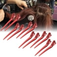 thumbnail image 2 of Pinzas para peinar el cabello, pinzas para el cabello, 12 piezas Pinzas para el cabello de peluquero para peluquería Peluquería Para Beleza Ecomeon no, 2 of 6