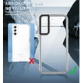 thumbnail image 4 of Case for Samsung Galaxy S23 Plus Clear Crystal PC Hard Acrylic Back Cover for Samsung Galaxy S23 Plus Transparent Case Military-Grade Protection Anti-Scratch Anti-Yellowing Case Clear, 4 of 7