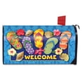thumbnail image 3 of Briarwood Lane Paradise Flip Flops Summer Mailbox Cover, 3 of 3